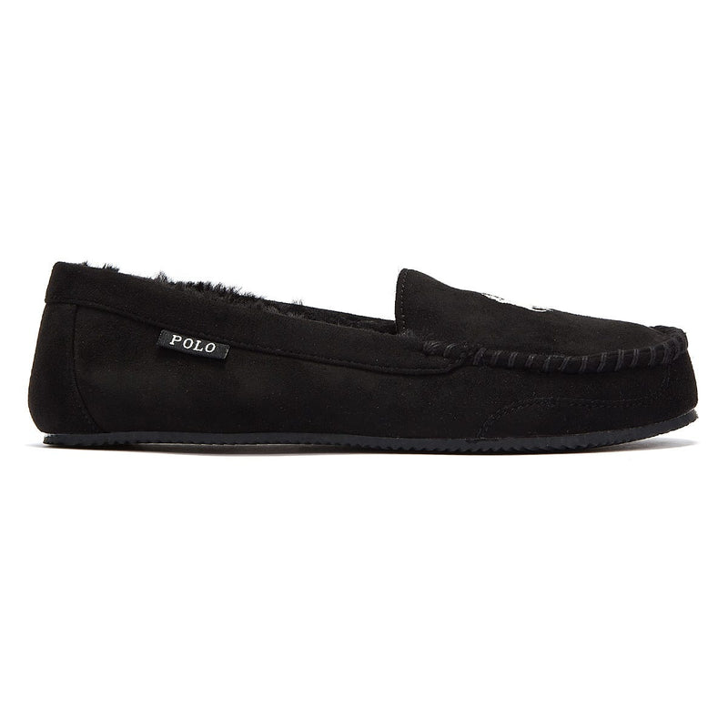 Ralph Lauren Dezi V Womens Black Slippers