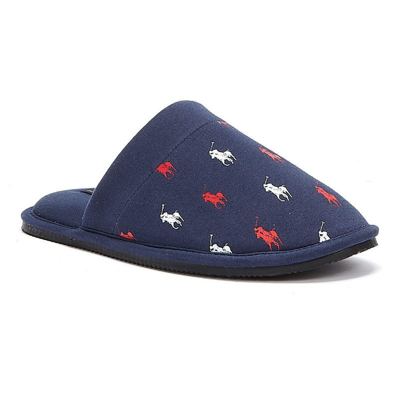 Ralph Lauren Kollin Mens Navy Slippers