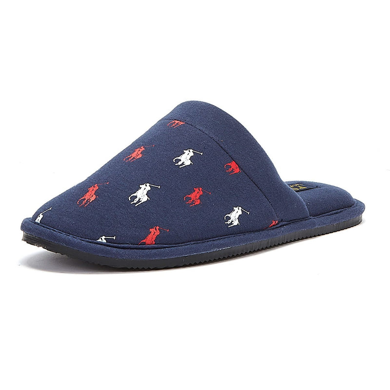 Ralph Lauren Kollin Mens Navy Slippers