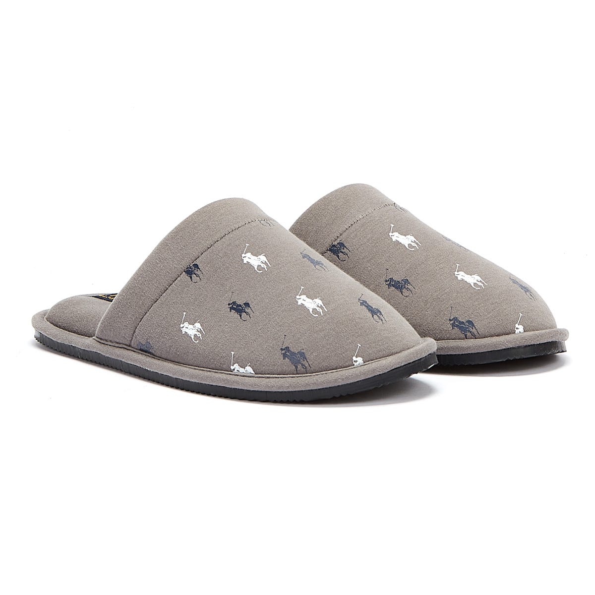 Ralph Lauren Kollin Mens Grey Slippers