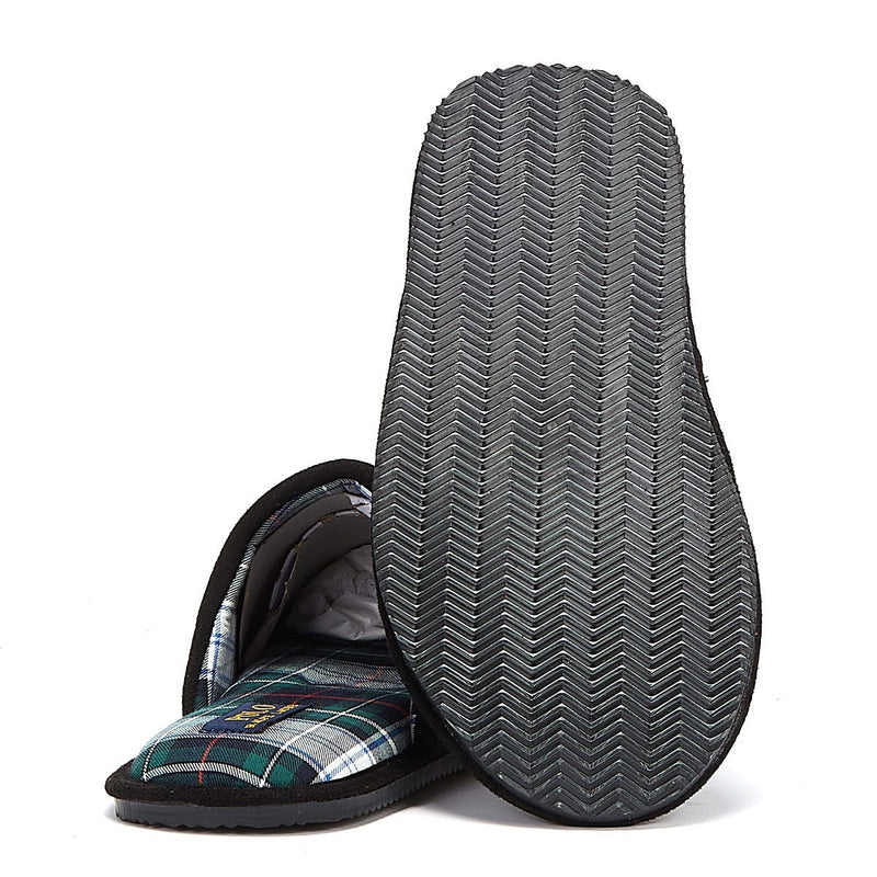 Ralph Lauren Kalrence Microsuede Mens Black Slippers