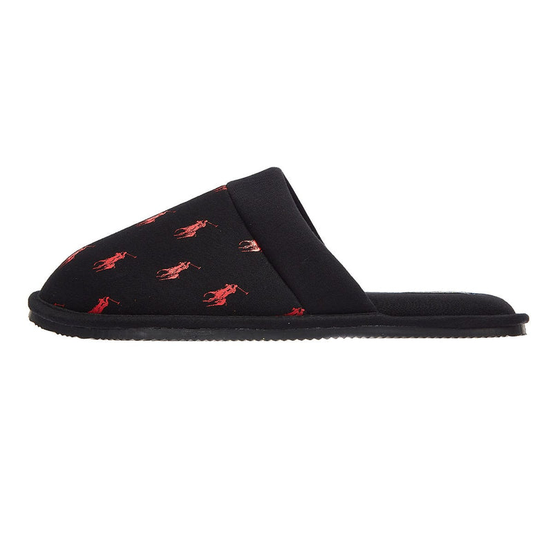 Ralph Lauren Kollin Mens Black Slippers