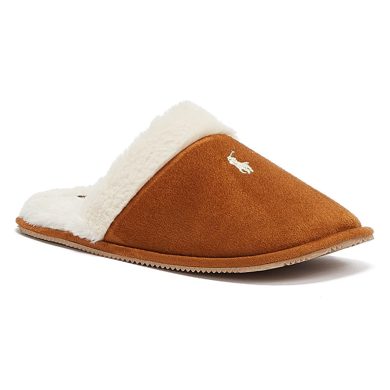Ralph Lauren Summit Scuff II Womens Brown Slippers