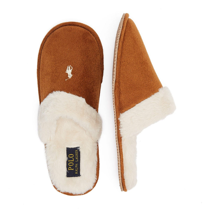 Ralph Lauren Summit Scuff II Womens Brown Slippers