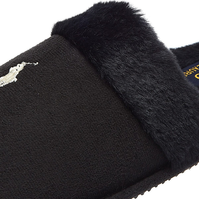 Ralph Lauren Summit Scuff II Womens Black Slippers