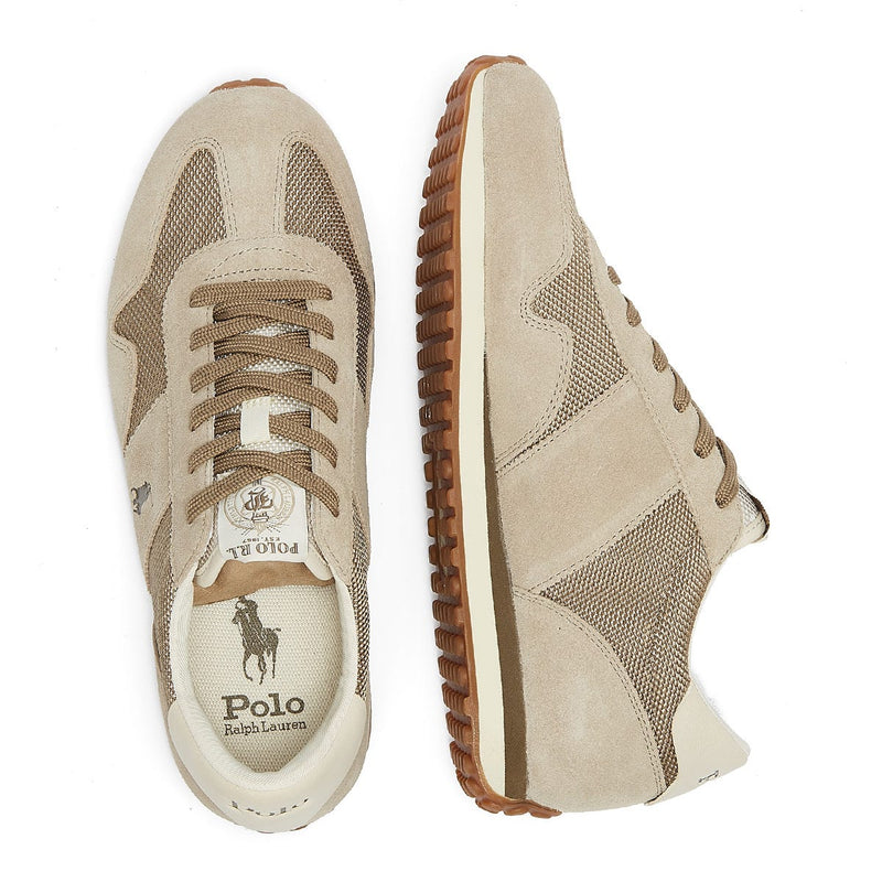 Ralph Lauren Train 85 Mens Khaki Trainers
