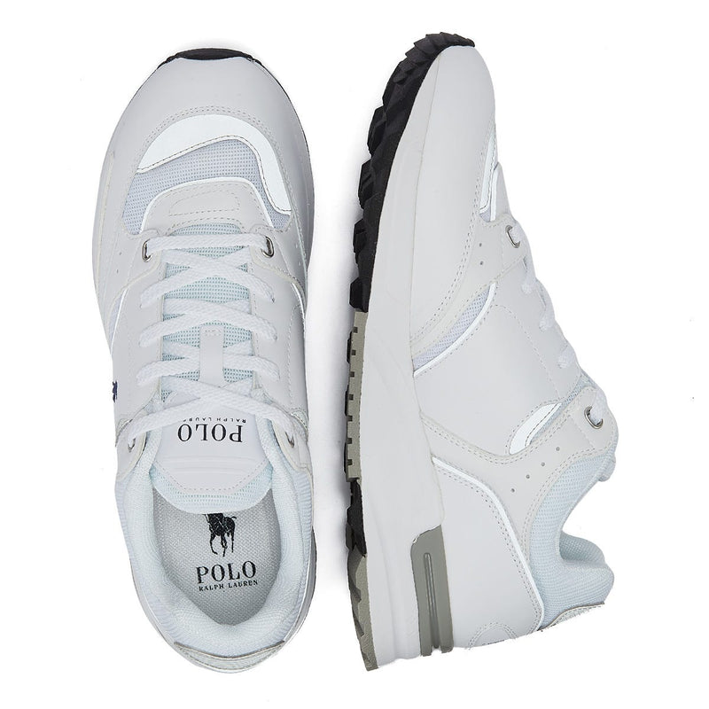 Ralph Lauren Trackster 200 Mens White Trainers