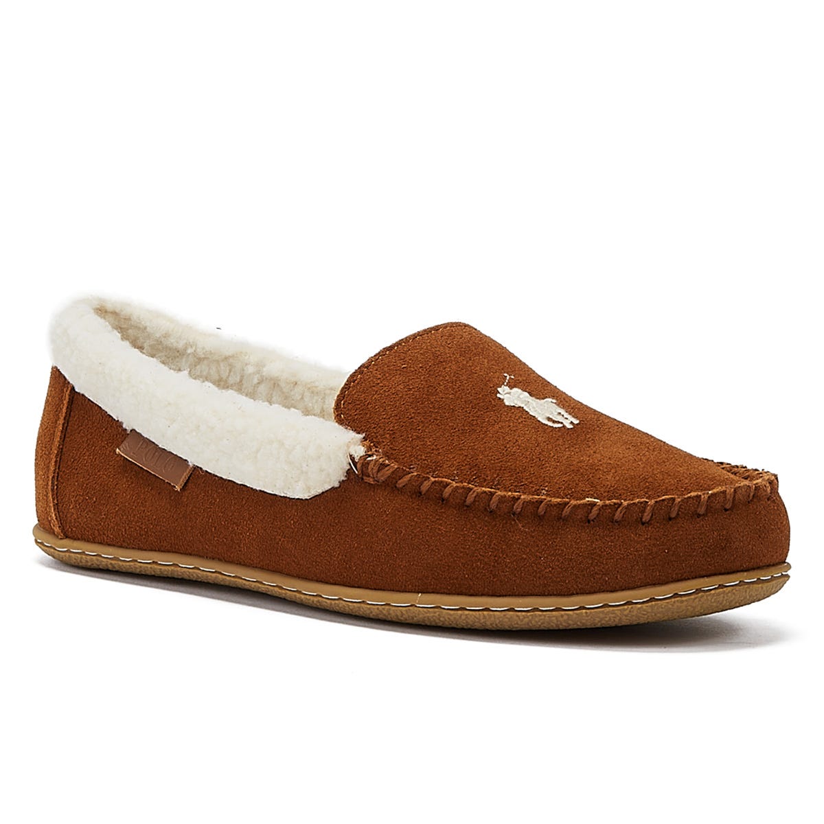 Pantoufles Ralph Lauren Collins Womens Snuff