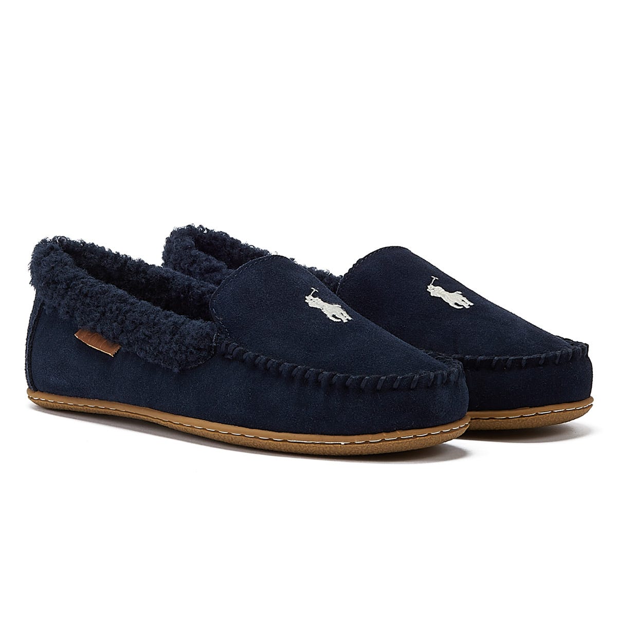 Pantoufles Ralph Lauren Collins Womens Navy