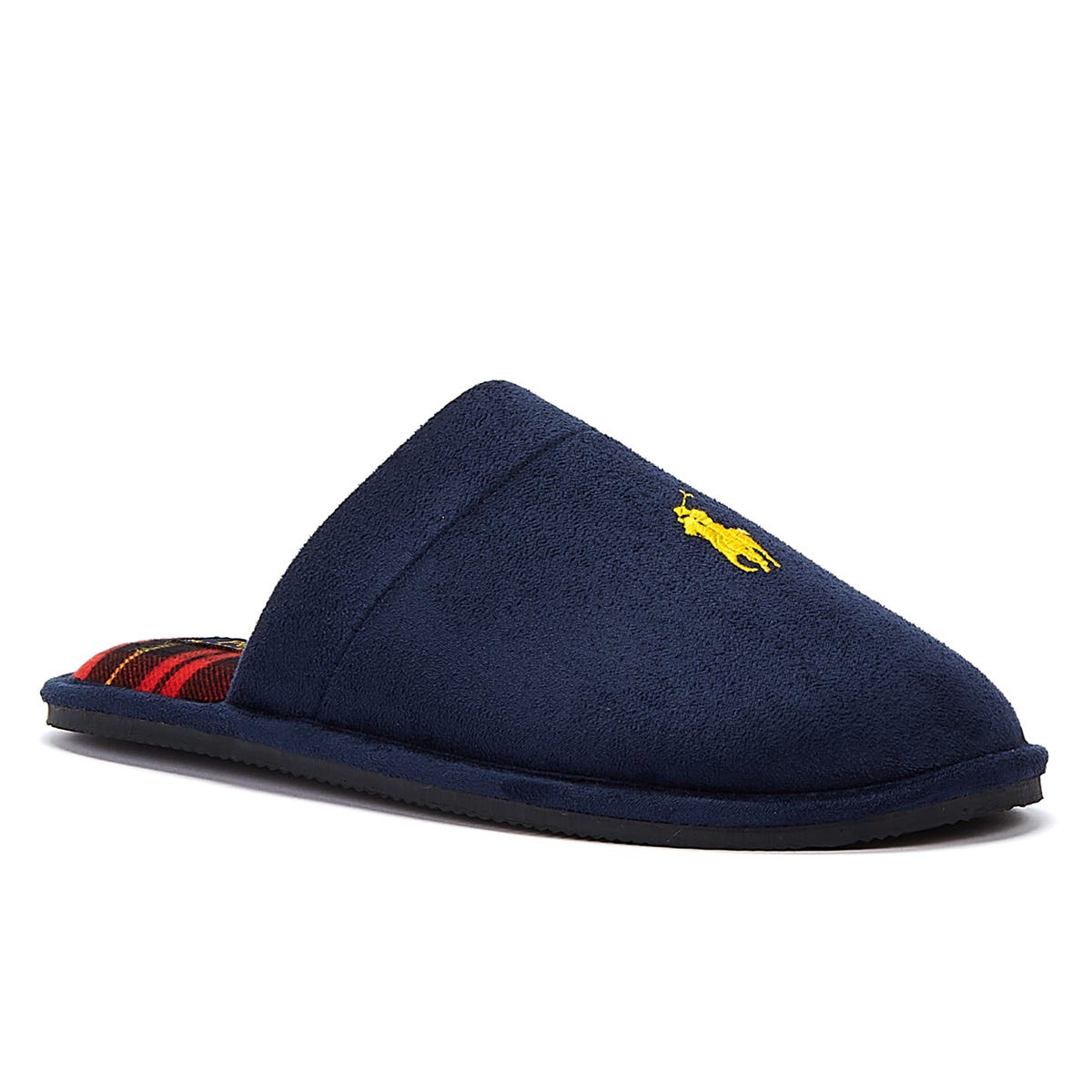 Ralph Lauren Klarence Mens Navy/Yellow Slippers