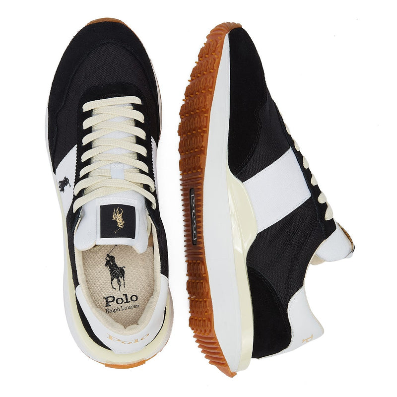 Ralph Lauren Train 89 Mens Black / White Trainers
