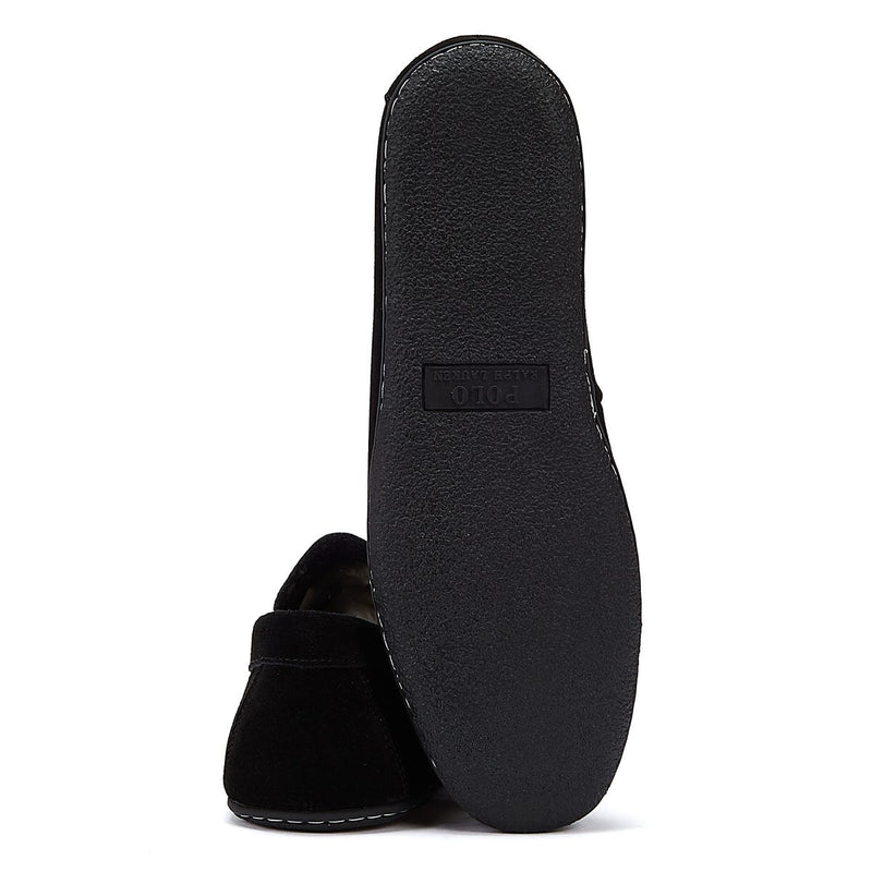 Ralph Lauren Collins Bear Mens Black slippers