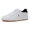 Ralph Lauren Polo Court Leather Mens White/Navy Trainers