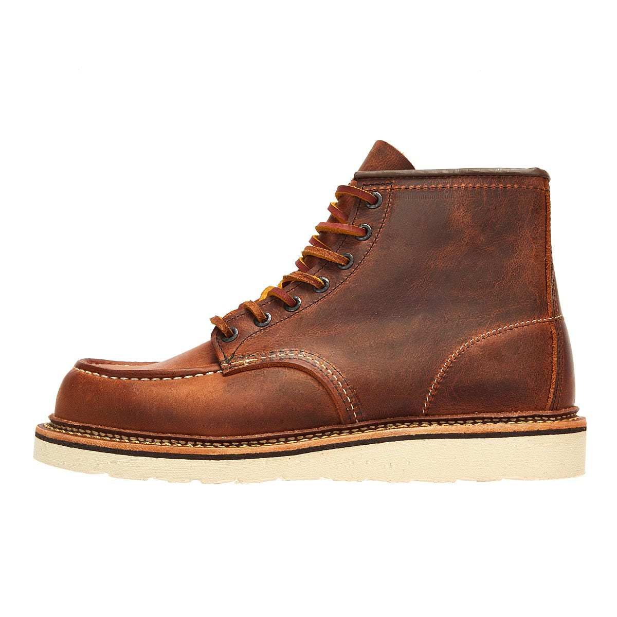 Red Wing Shoes Classic Moc Toe R&amp;T Mens Copper Brown Boots