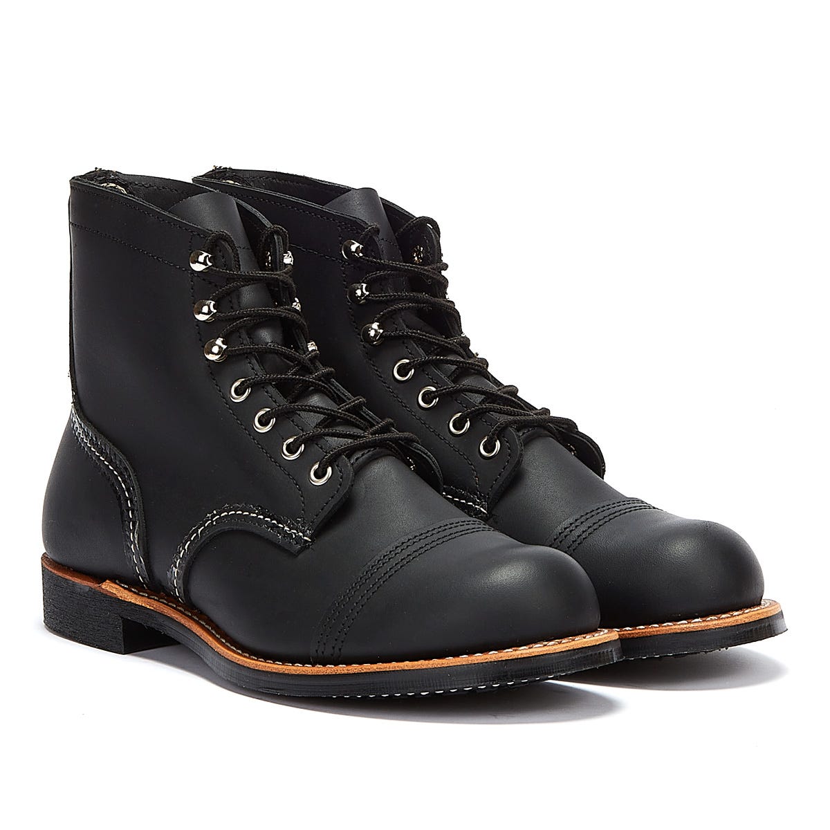 Red Wing Shoes Iron Ranger Harness Bottes noires pour hommes