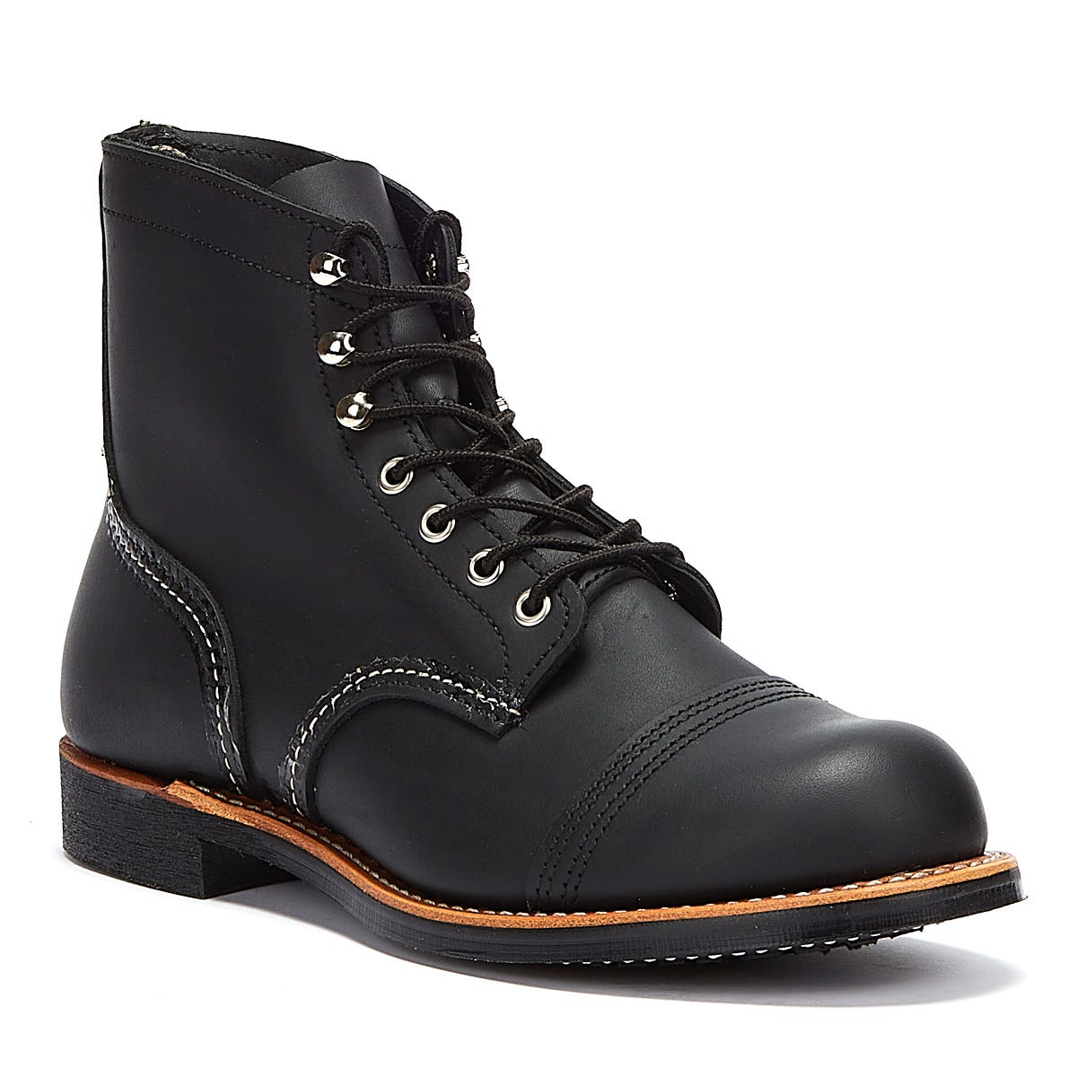 Red Wing Shoes Iron Ranger Harness Bottes noires pour hommes