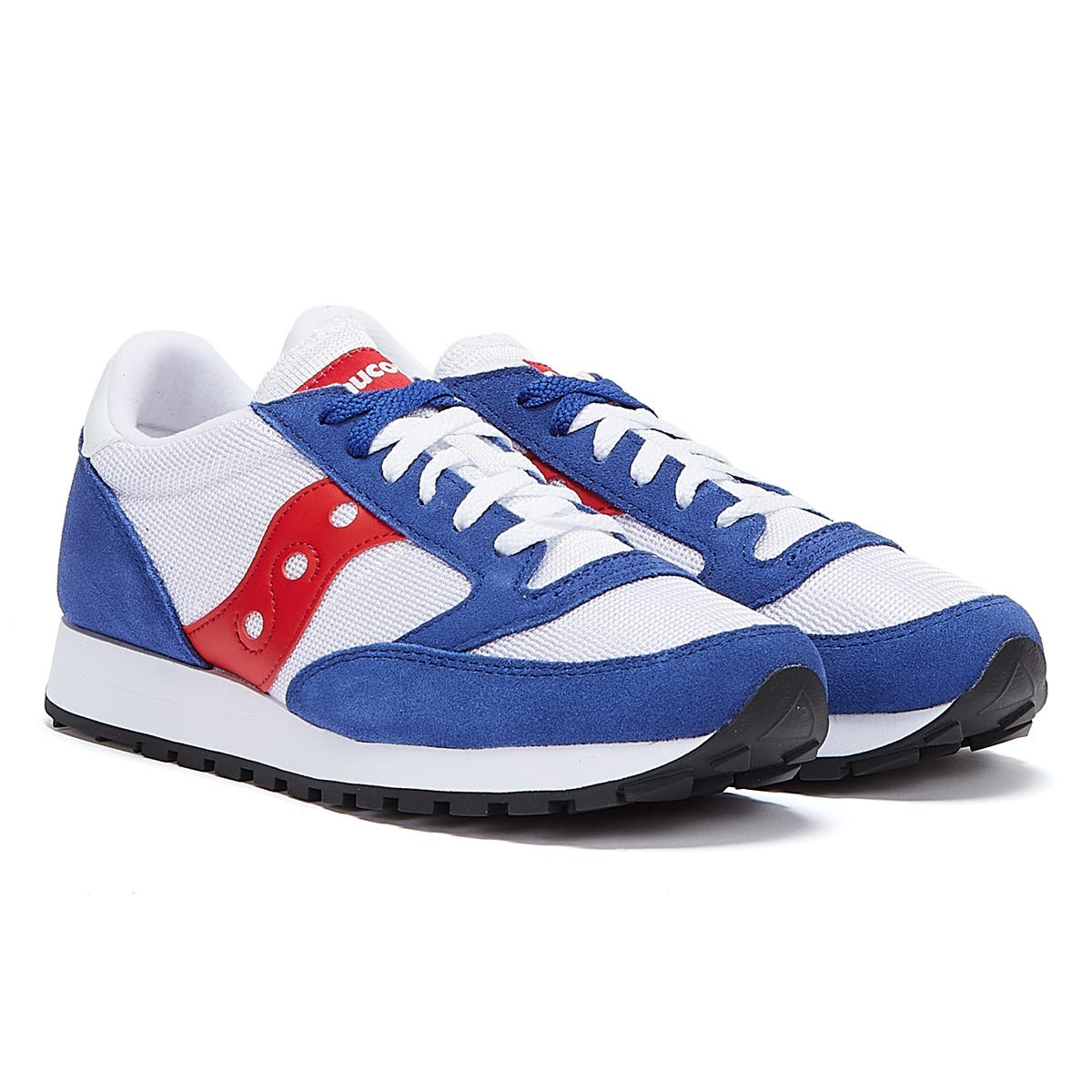 Saucony Jazz Vintage Mens White / Blue / Red Trainers