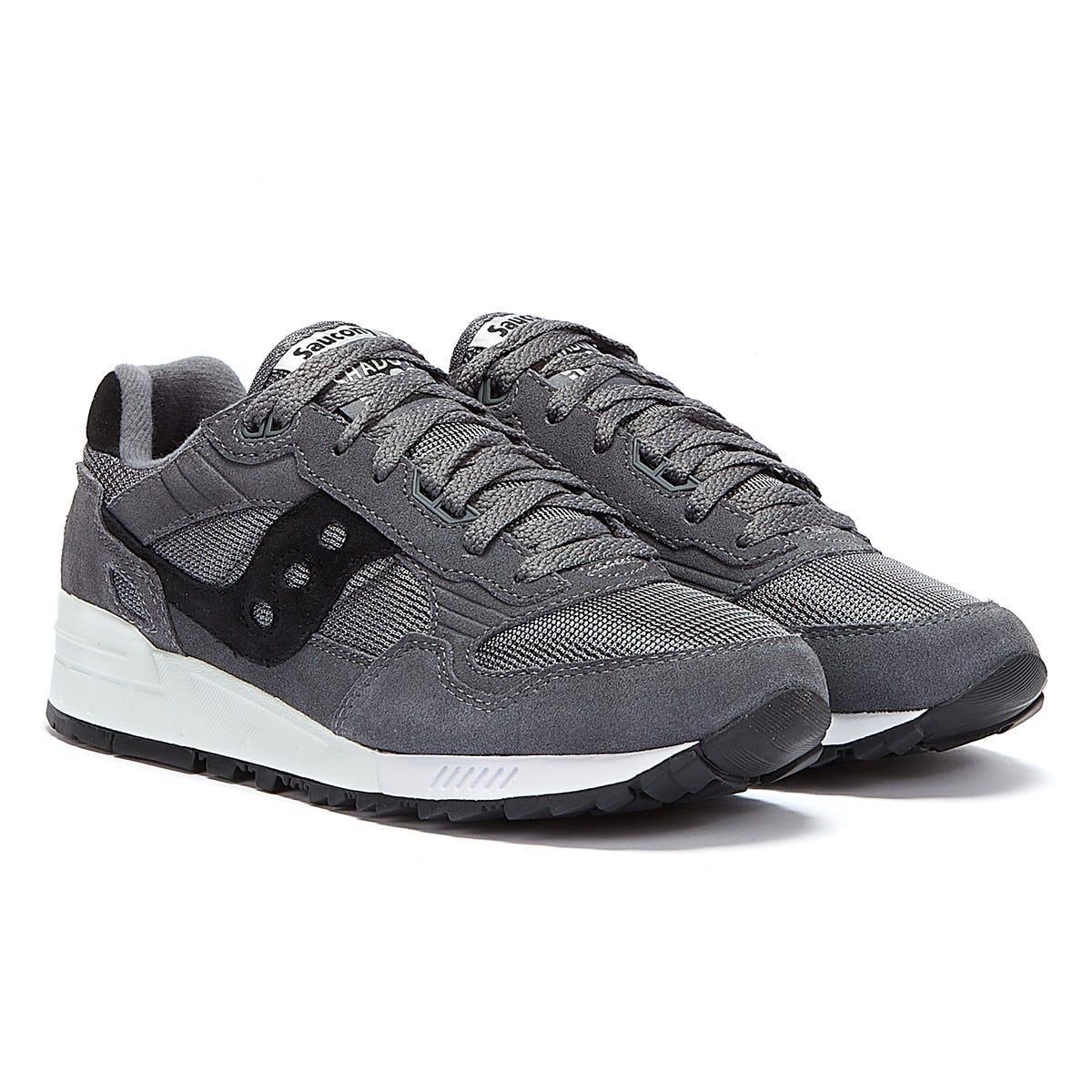 Saucony Shadow 5000 Vintage Mens Dark Grey / White Trainers