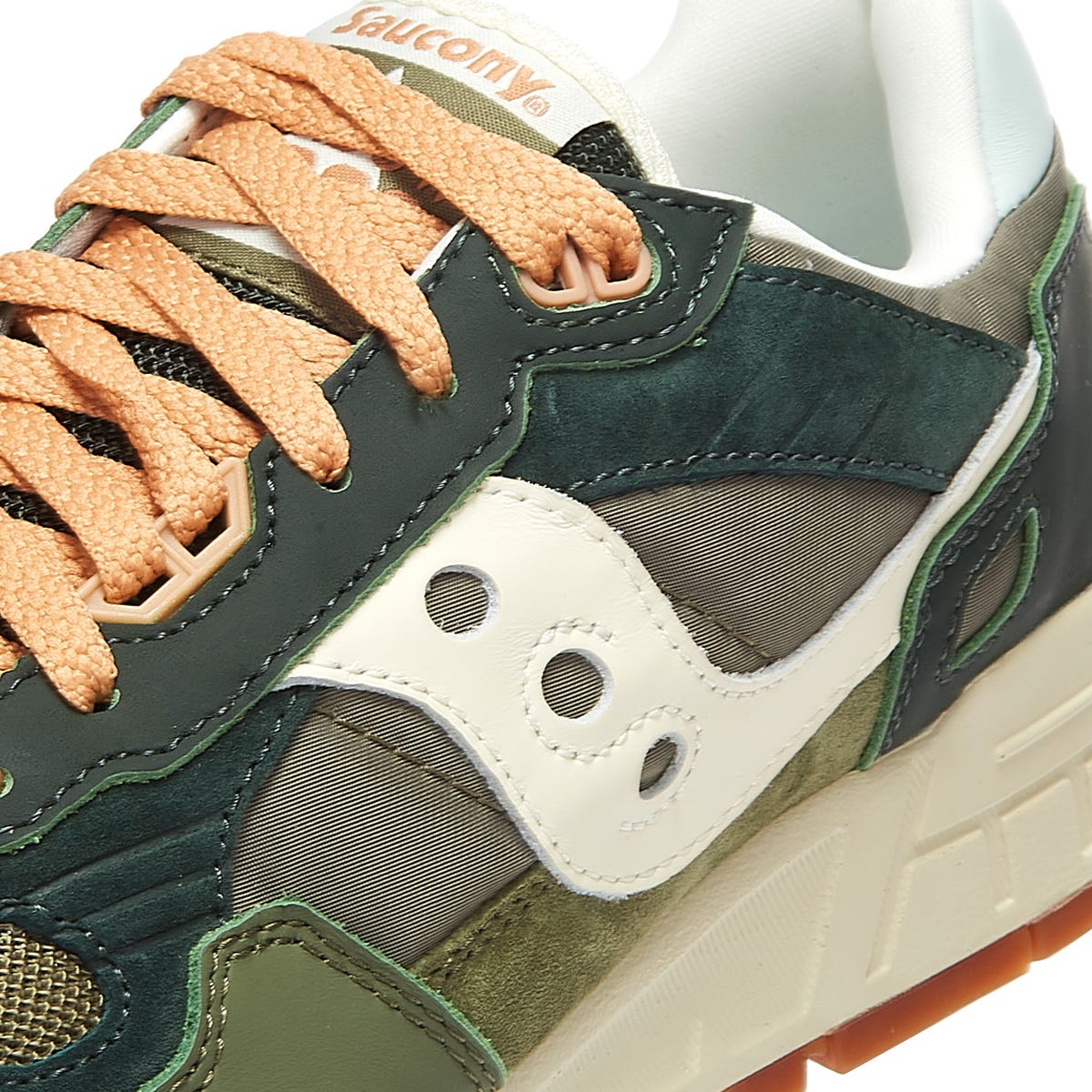 Saucony Shadow 5000 Vintage Mens Dark Green / Tan Trainers
