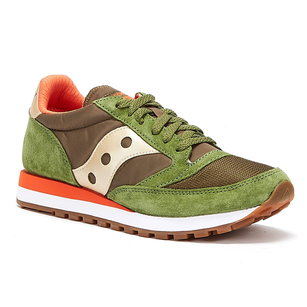 Saucony Jazz 81 Mens Green / Orange Trainers