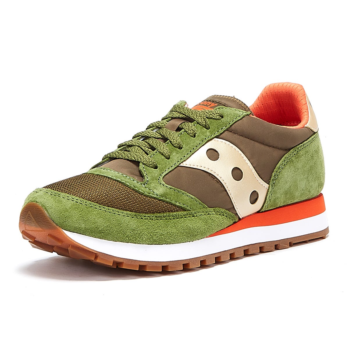 Saucony Jazz 81 Mens Green / Orange Trainers