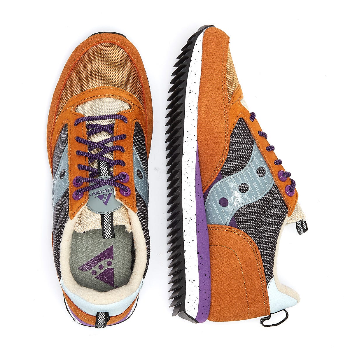 Saucony Jazz 81 Mens Orange / Purple Trainers