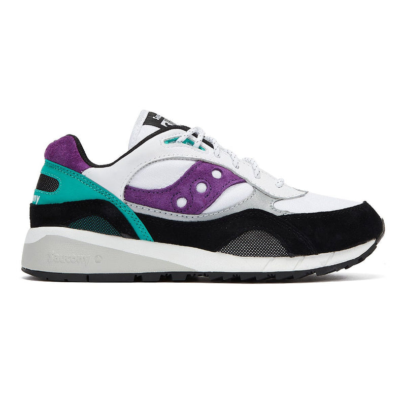 Saucony Shadow 6000 Mens White / Teal / Purple Trainers