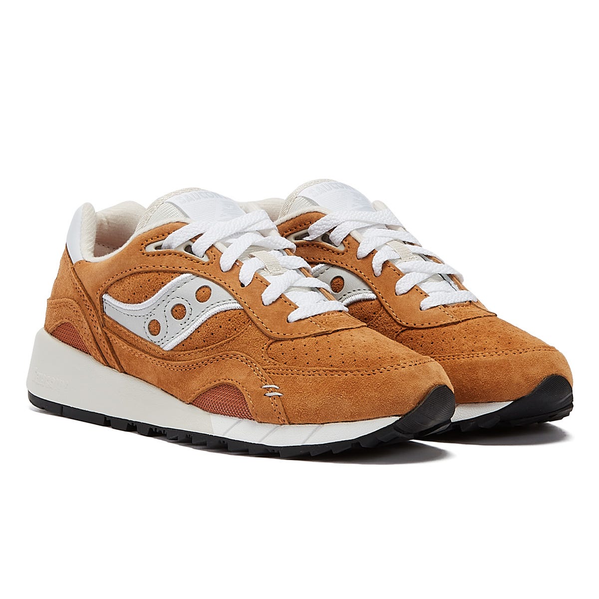 Saucony Shadow 6000 Suede Premium Mens Orange Trainers