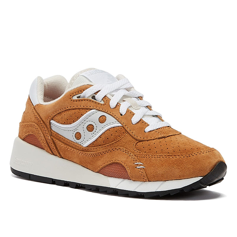 Saucony Shadow 6000 Suede Premium Mens Orange Trainers