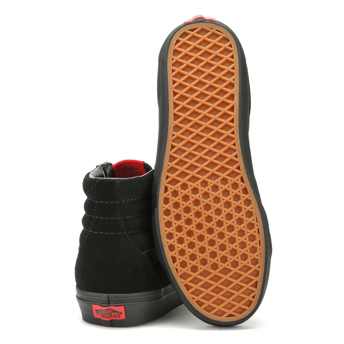 Vans SK8-Hi Baskets En Daim Noires Pour Femmes