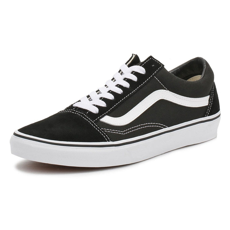 Vans Old Skool Femmes Noir / Blanc Baskets En Toile