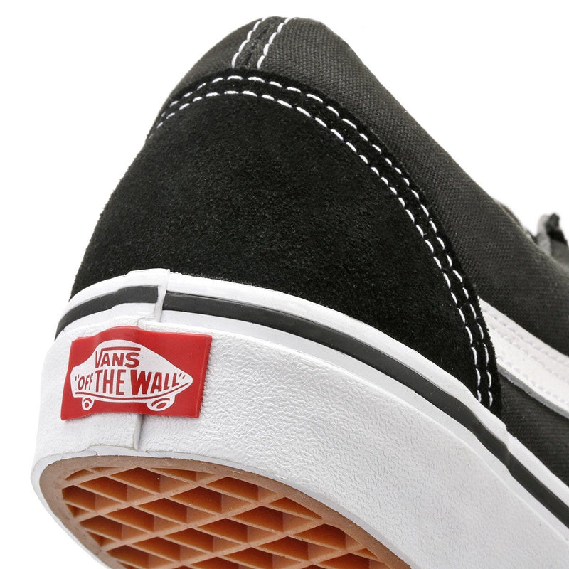 Vans Old Skool Femmes Noir / Blanc Baskets En Toile