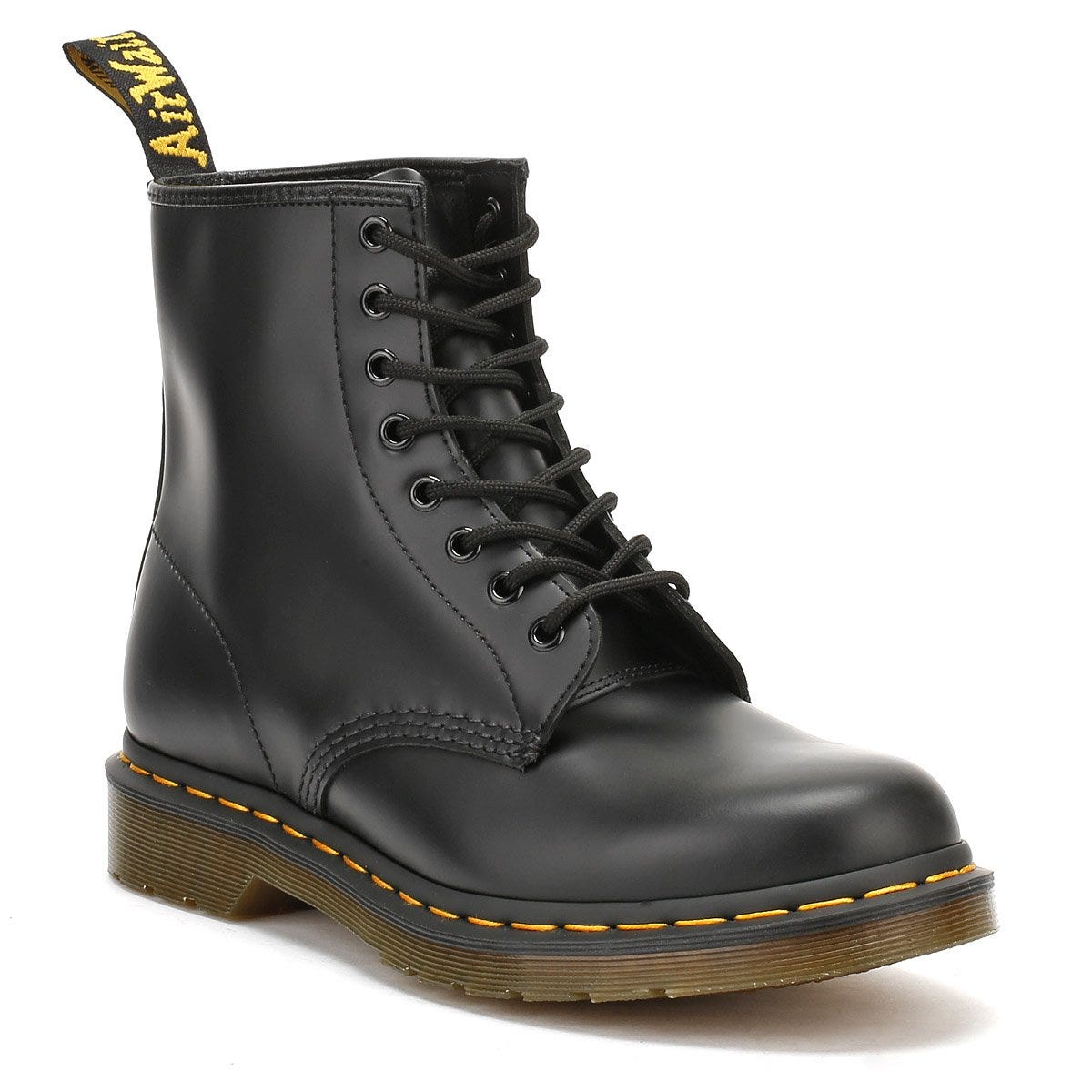 Dr. Martens 1460 Smooth Homme Noir Leather Bottes
