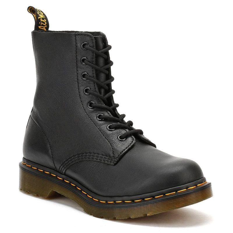 Dr. Martens Pascal Virginia Bottes en cuir pour femmes noir