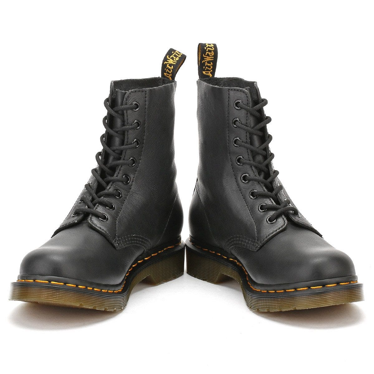Dr. Martens Pascal Virginia Bottes en cuir pour femmes noir