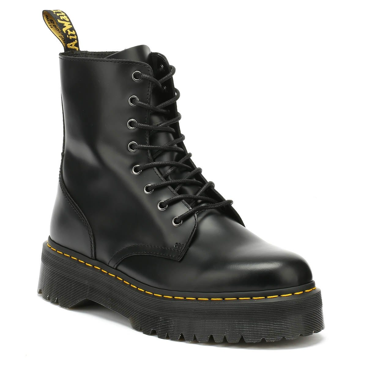 Dr. Martens Jadon Smooth Femme Noir Platform Bottes