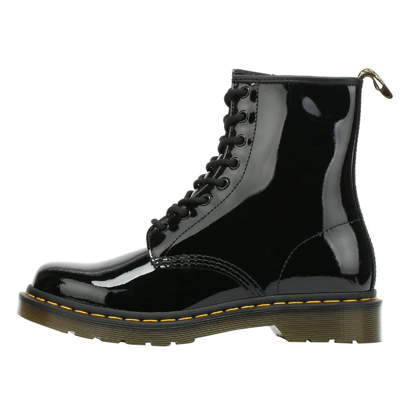 Dr. Martens 1460 Patent Lamper Femme Noir Bottes