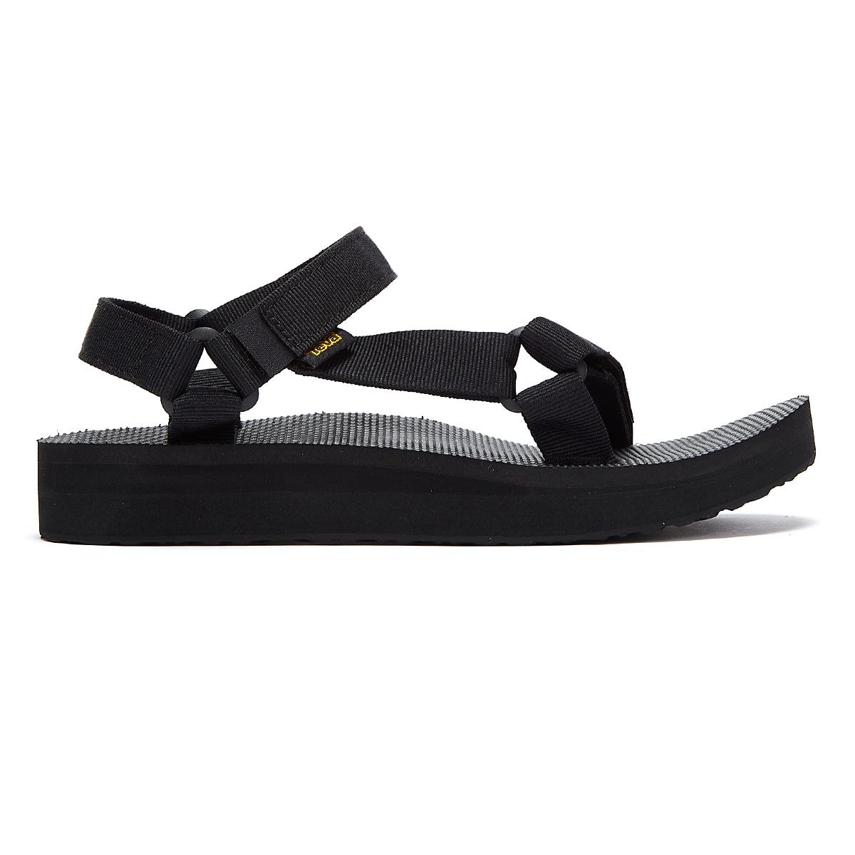 Teva Sandales universelles à plateforme noires pour femmes