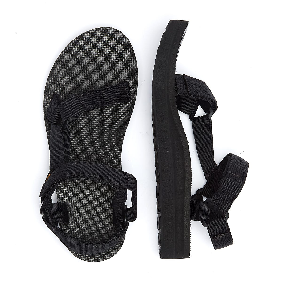 Teva Sandales universelles à plateforme noires pour femmes