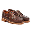 Timberland Mens Traditional 3 Eye Classic Boat Shoes Brown