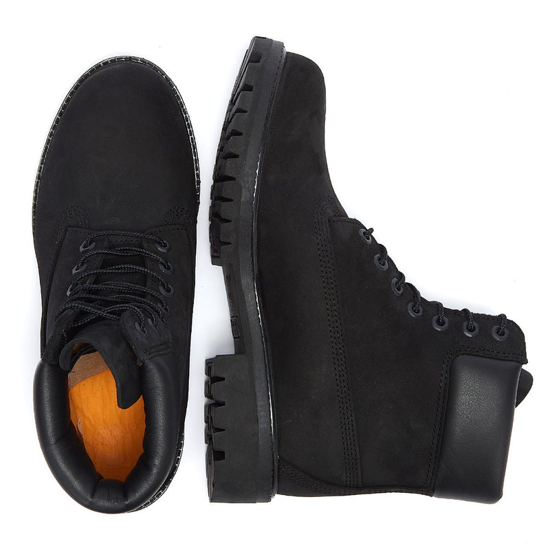 Timberland Bottes Premium 6 Pouces en Cuir Nubuck Noir pour Homme