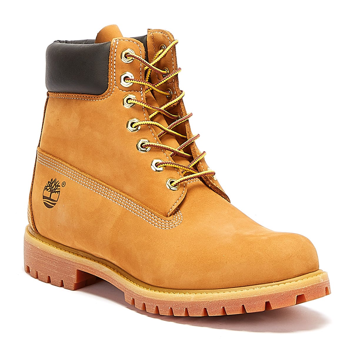 Timberland Bottes Premium 6 Pouces en Cuir Nubuck Blé pour Homme