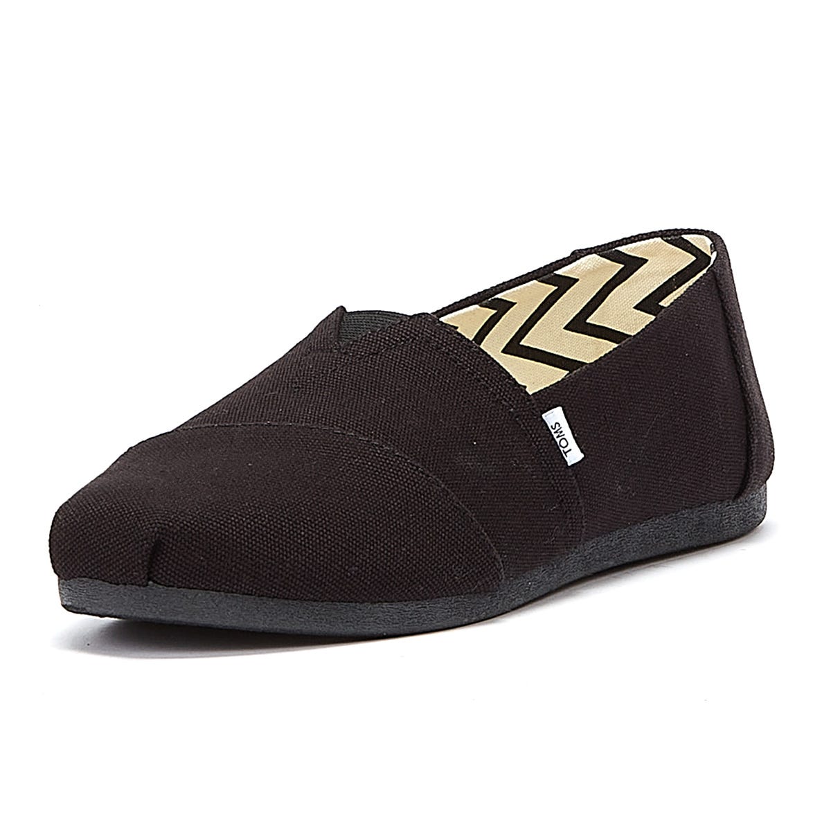 TOMS Alpargata Cotton Canvas Womens Noir / Noir Espadrilles