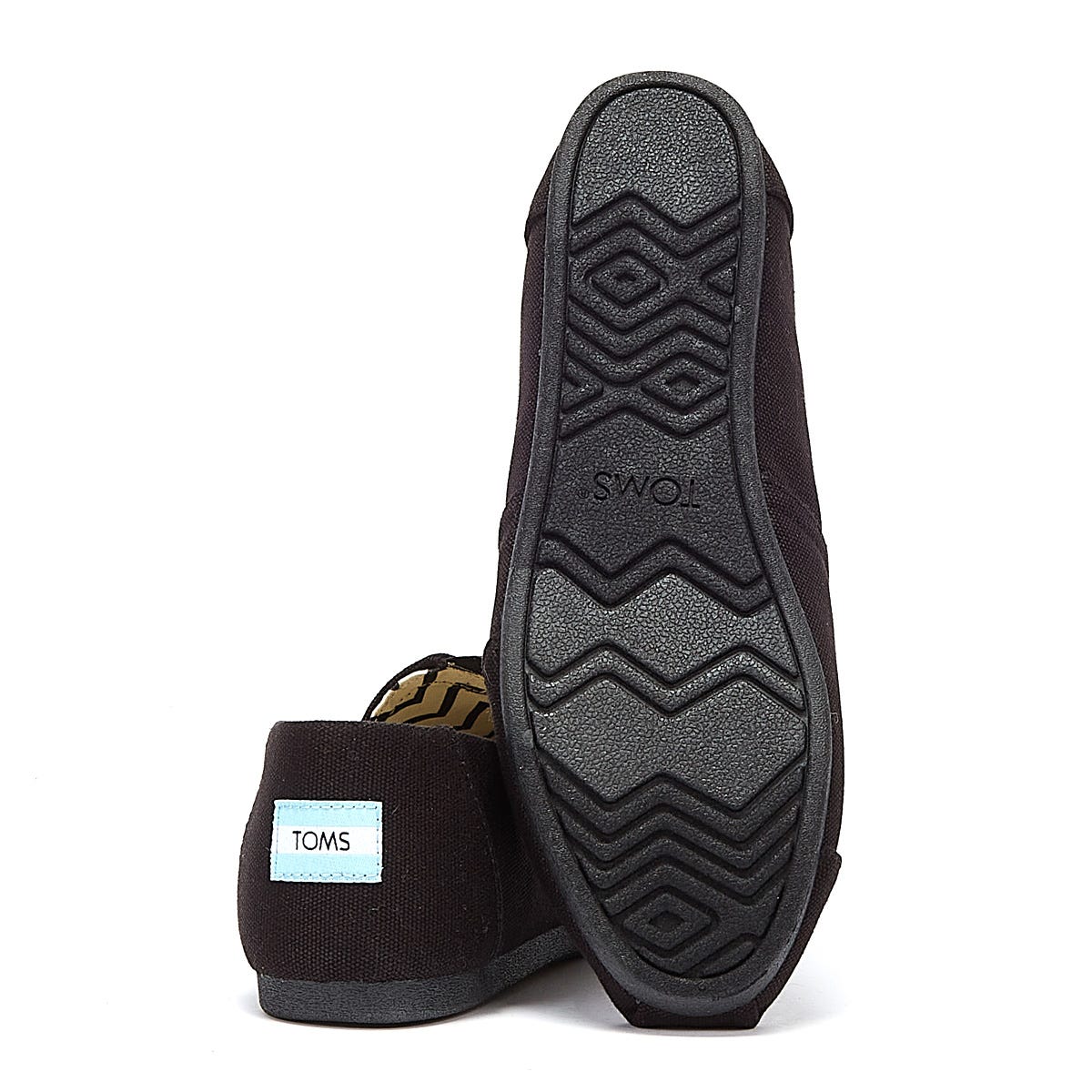 TOMS Alpargata Cotton Canvas Womens Noir / Noir Espadrilles