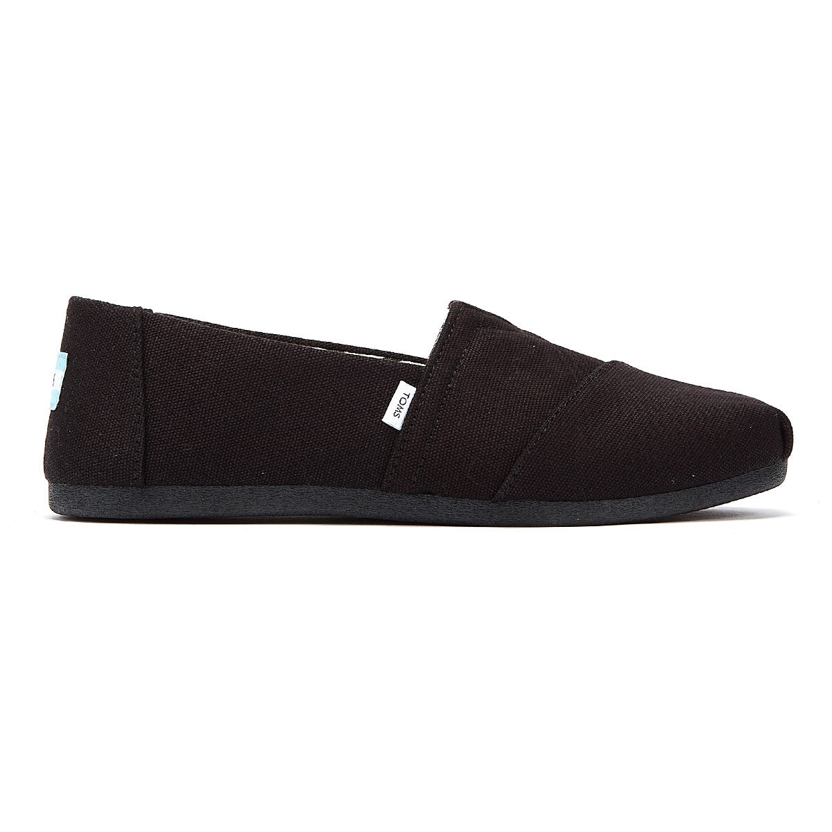 TOMS Alpargata Cotton Canvas Womens Noir / Noir Espadrilles