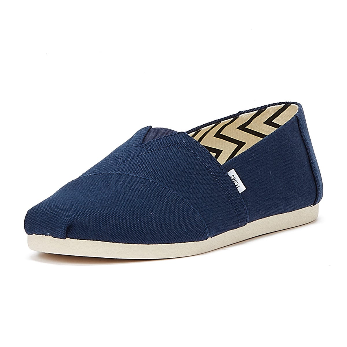 Espadrilles TOMS Alpargata Cotton Canvas pour hommes bleu marine