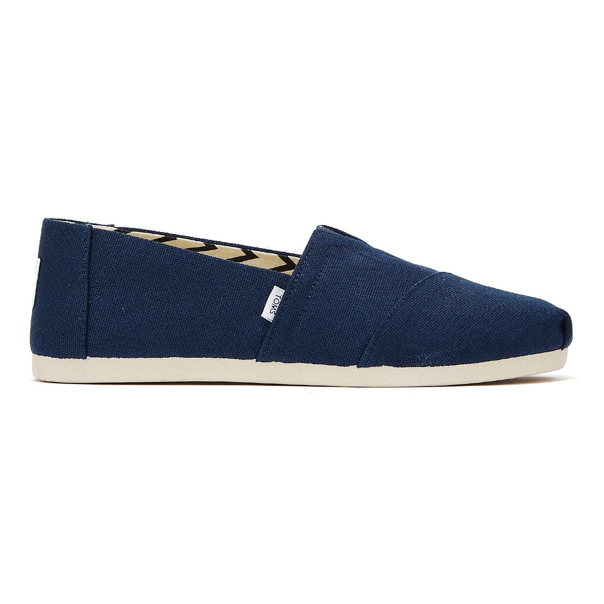 Espadrilles TOMS Alpargata Cotton Canvas pour hommes bleu marine