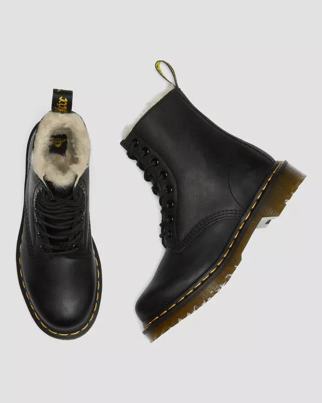 Dr. Martens Femme Noir Burnished Wyoming Serena Bottes