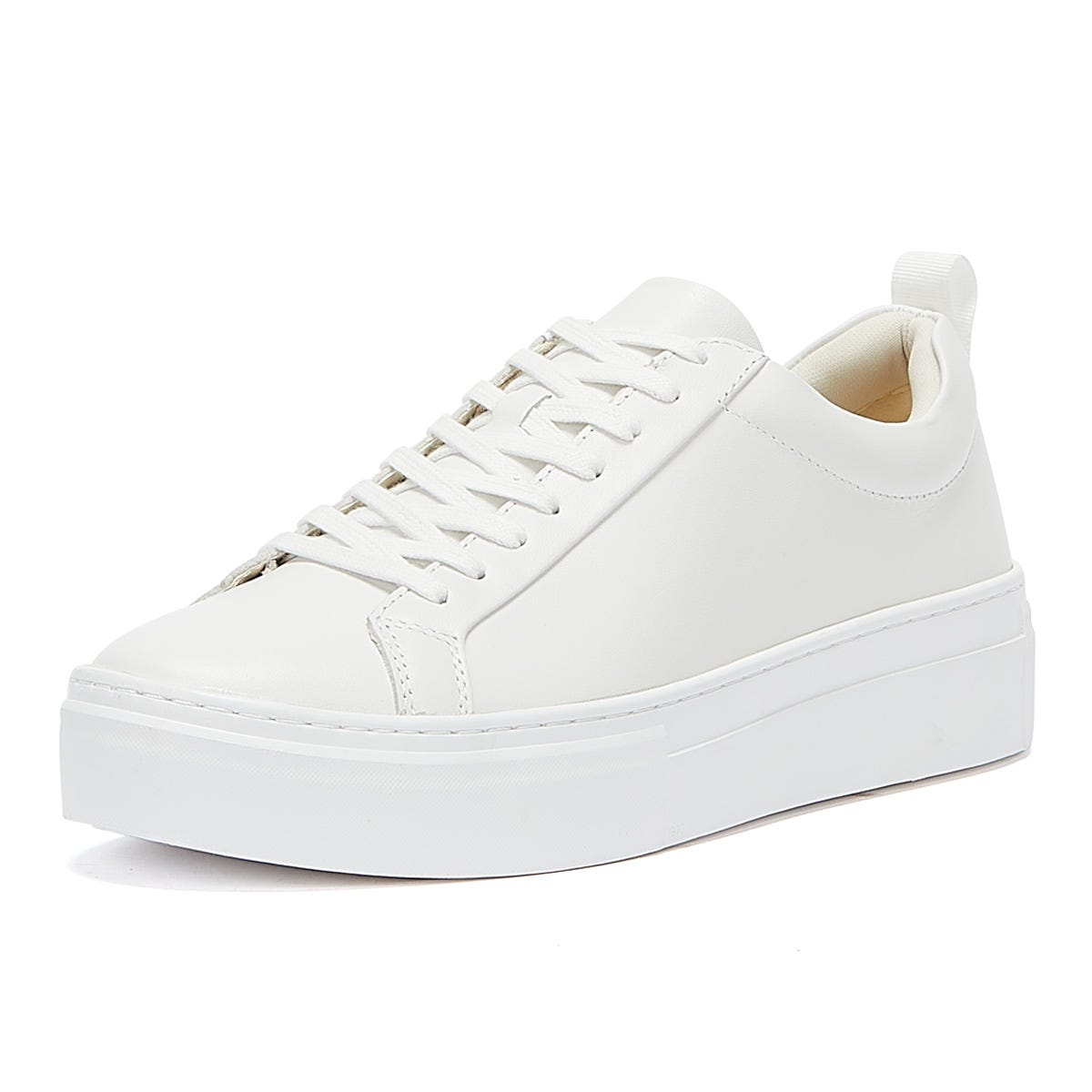 Vagabond Zoe Platform à lacets Baskets blanches pour femmes