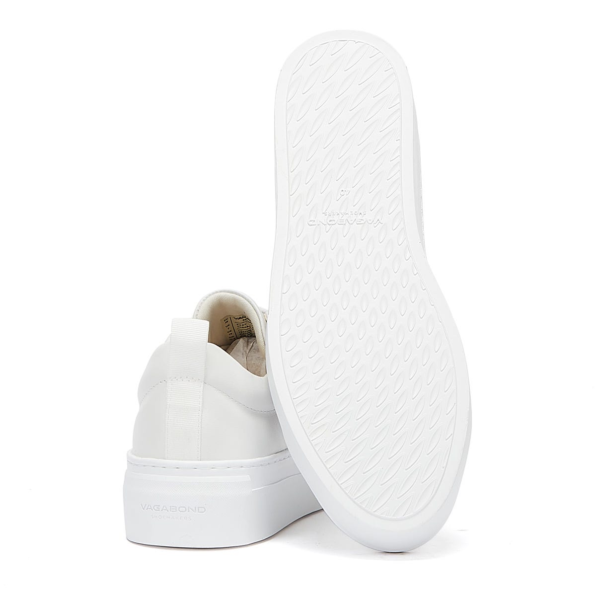 Vagabond Zoe Platform à lacets Baskets blanches pour femmes